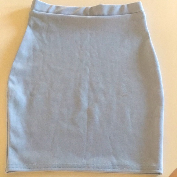 Blue Mini Skirt - Picture 2 of 2